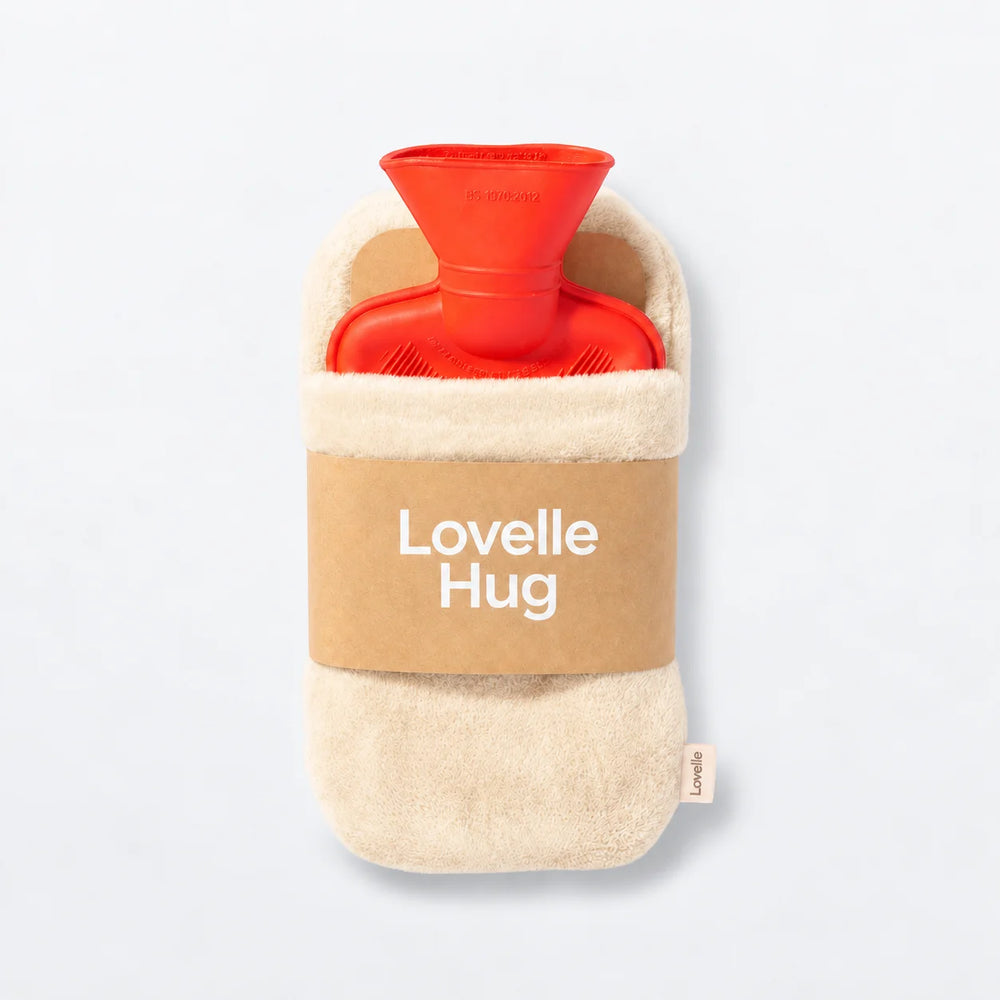 Lovelle Hug – Bærbar varmeflaske med belte