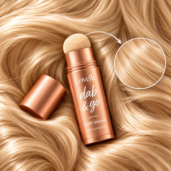 Lovelle Dab & Go – Hårconcealer för utväxt, bena & glest hår