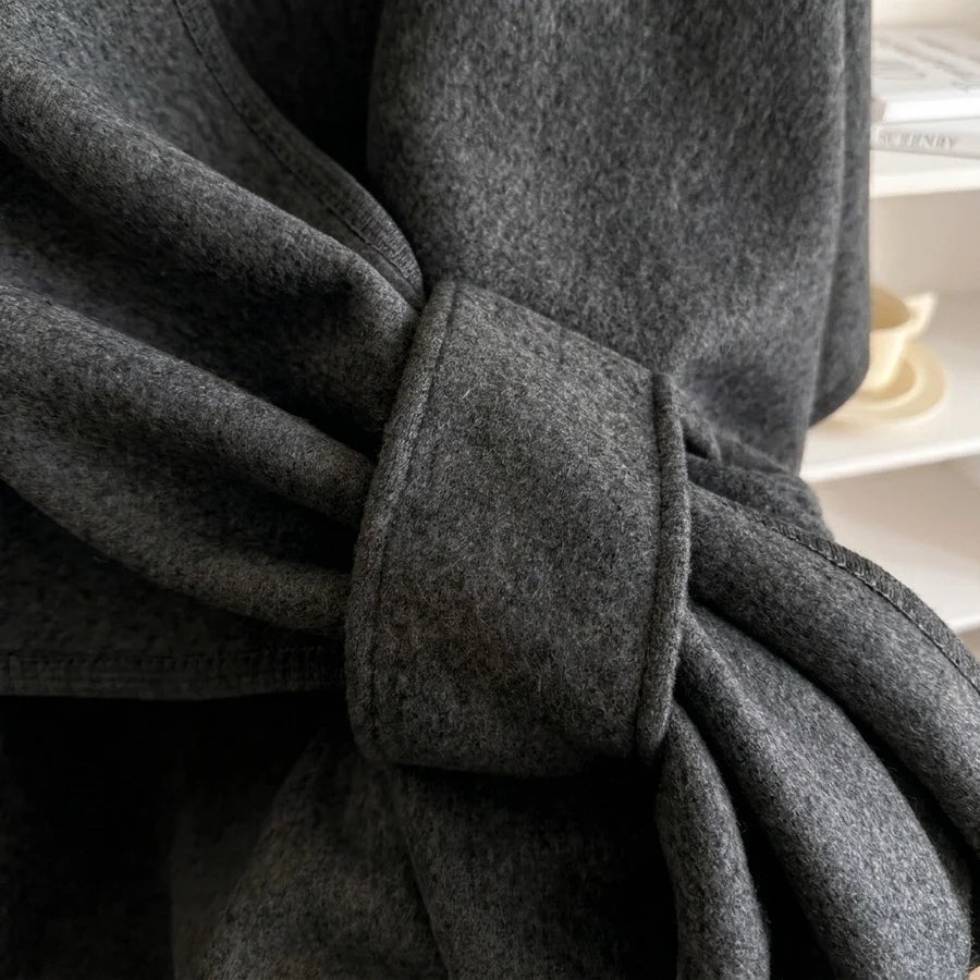 Lovelle Poncho – Fjærlett poncho i bomullstwill