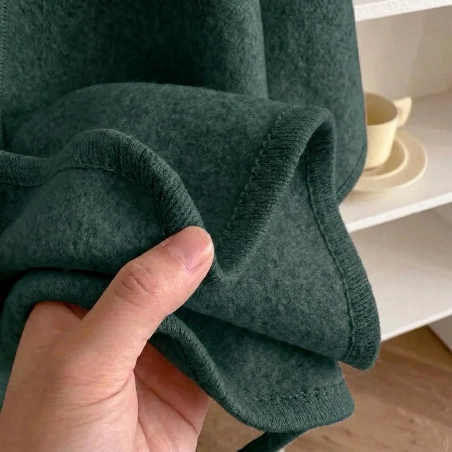Lovelle Poncho – Fjærlett poncho i bomullstwill