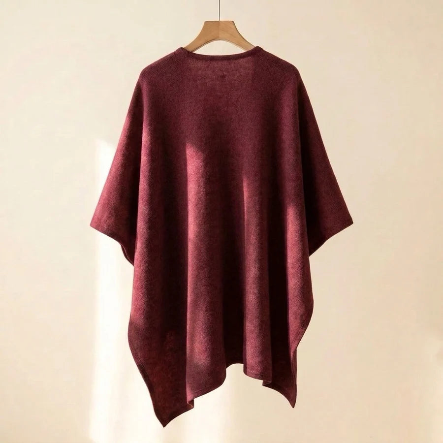 Lovelle Poncho – Fjærlett poncho i bomullstwill