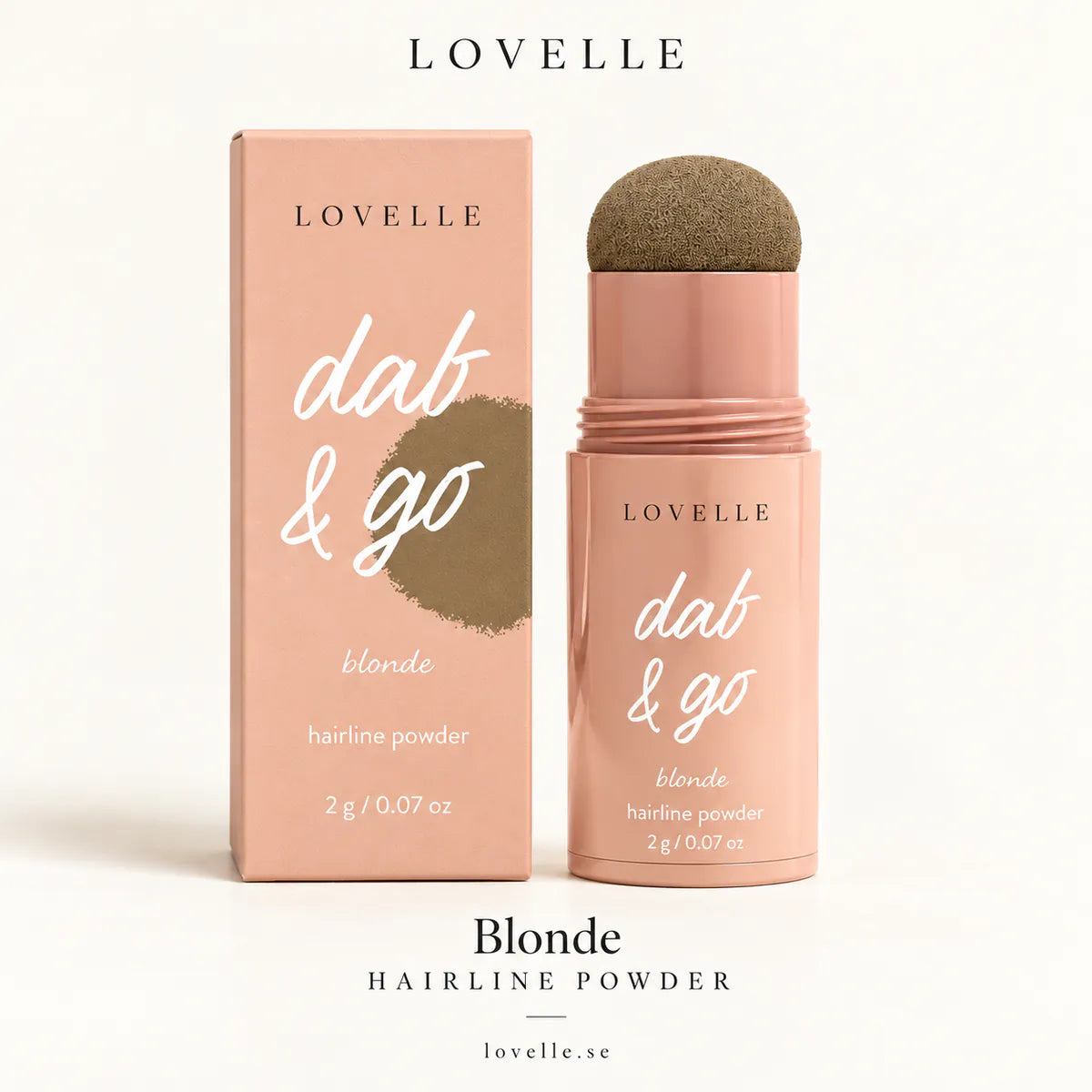 Lovelle Dab & Go i nyansen Blonde med eske