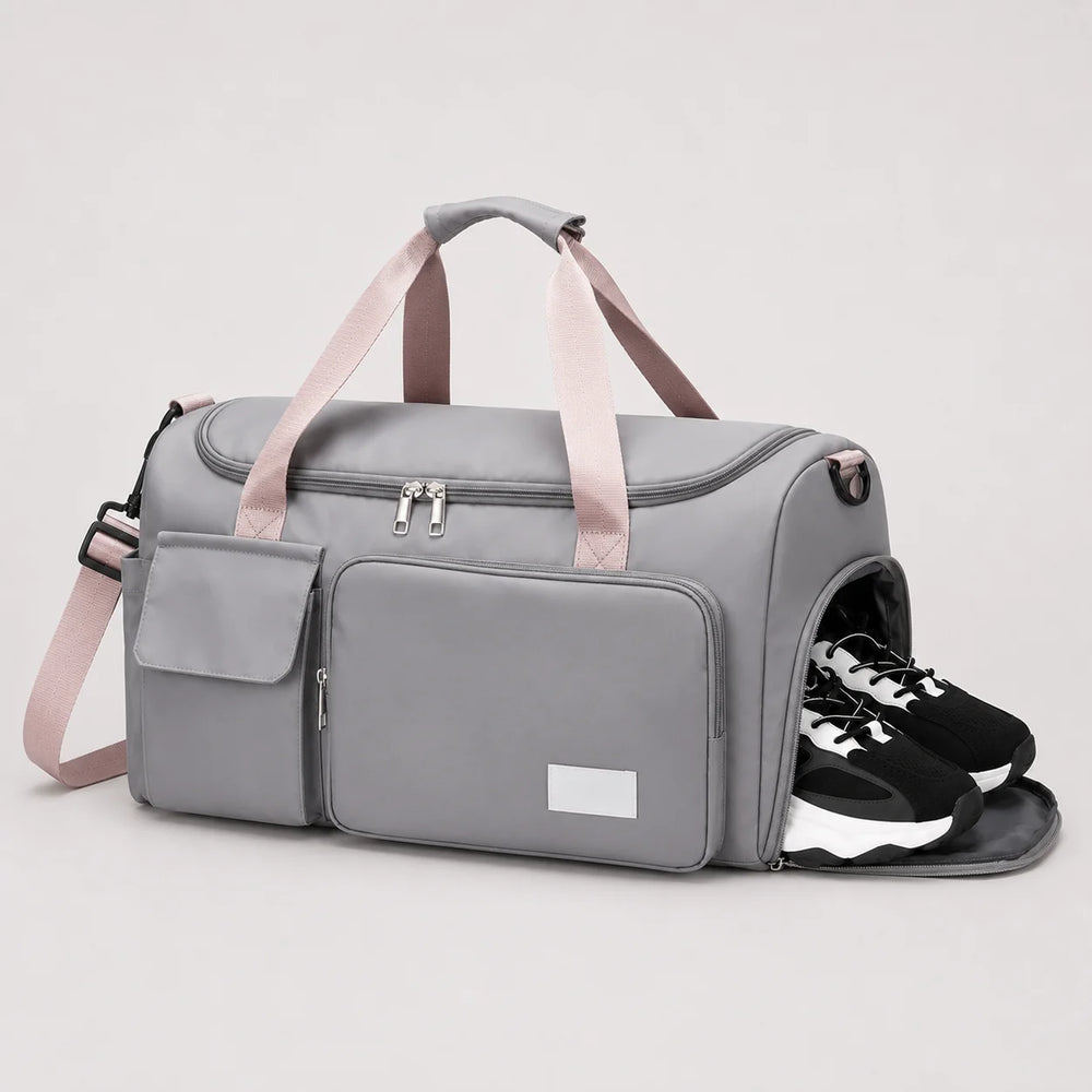 Sports- og weekendbag med skorom