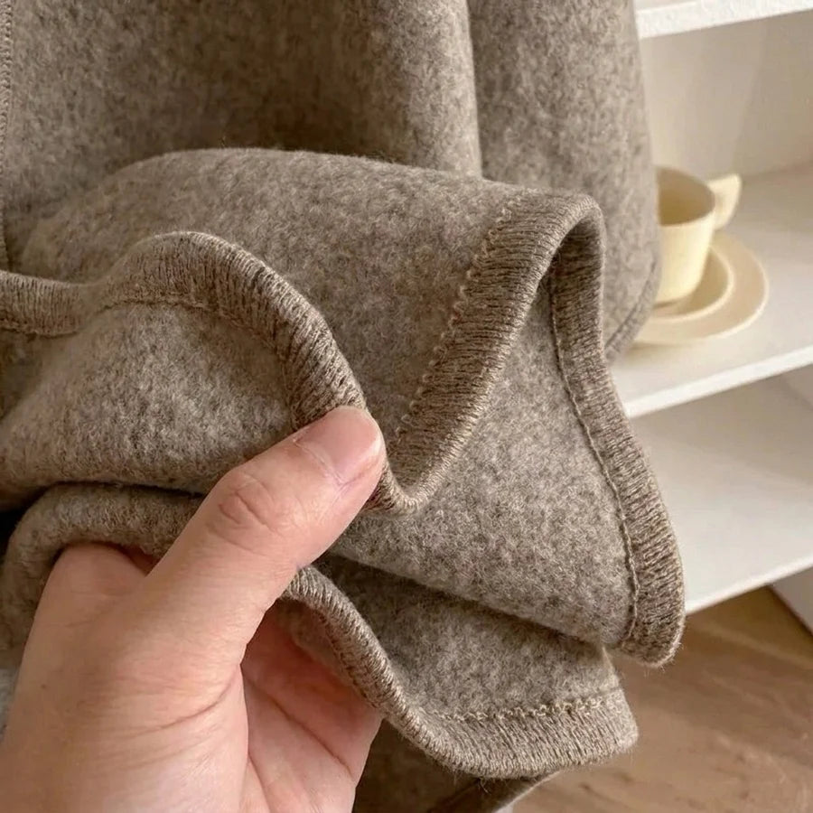 Lovelle Poncho – Fjærlett poncho i bomullstwill
