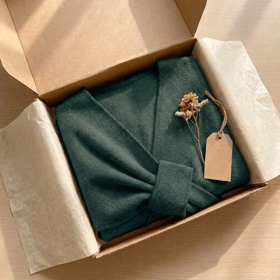 Lovelle Poncho – Fjærlett poncho i bomullstwill