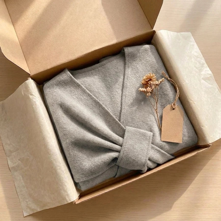 Lovelle Poncho – Fjærlett poncho i bomullstwill