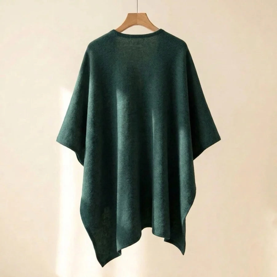 Lovelle Poncho – Fjærlett poncho i bomullstwill