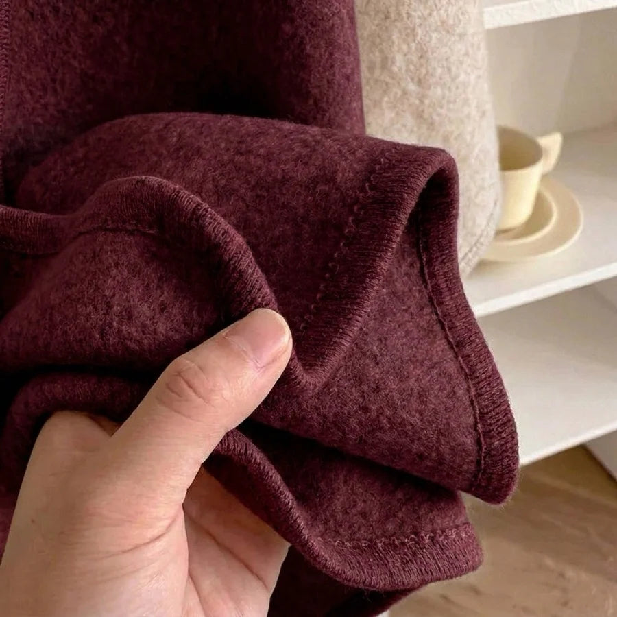 Lovelle Poncho – Fjærlett poncho i bomullstwill