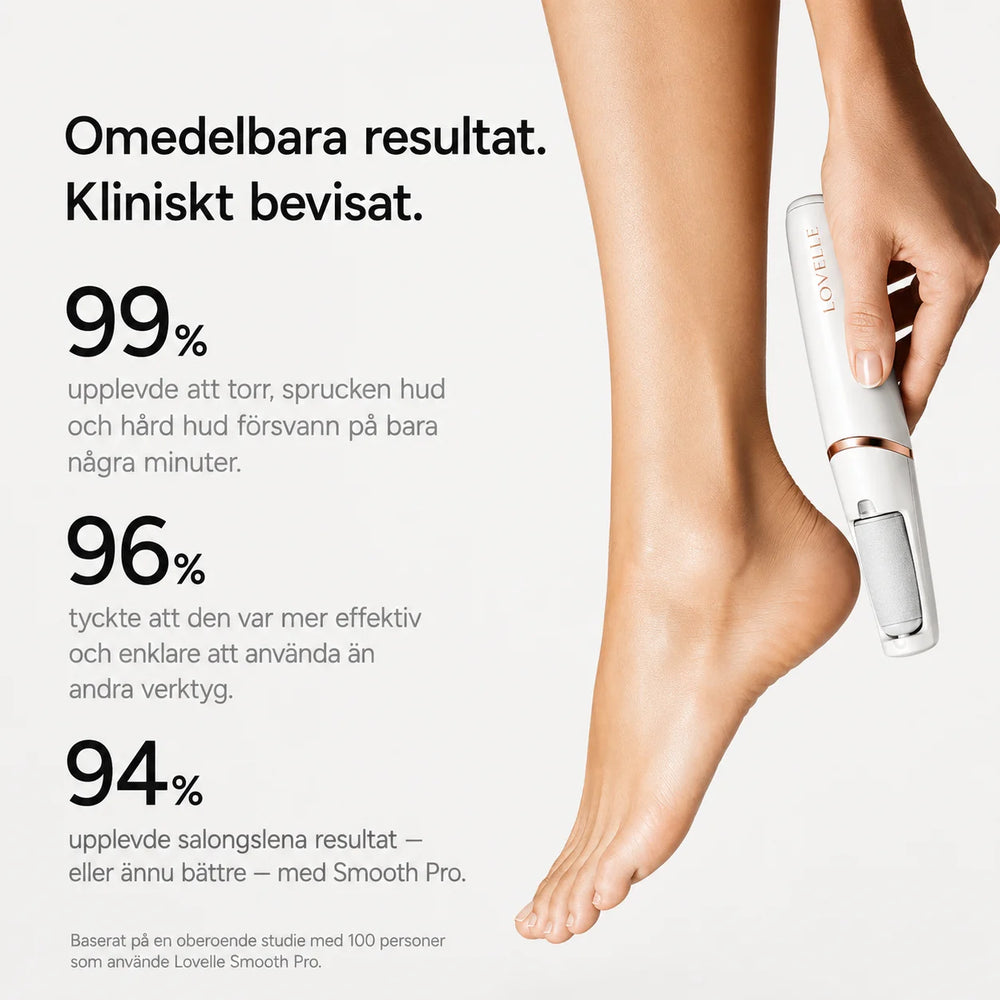 Lovelle Smooth Pro – elektrisk fotfil